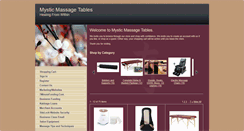 Desktop Screenshot of mysticmassagetables.com